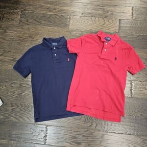 Polo Ralph Lauren Shirts | size M | Bundle Of 2 | Red And Blue